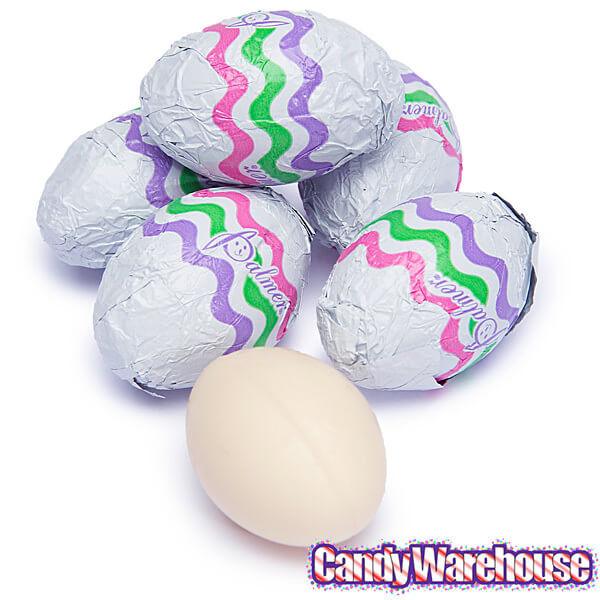 Palmer Foiled White Chocolate Easter Eggs: 5LB Bag - Candy Warehouse