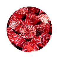 Palmer Red Foiled Peanut Butter Cups: 4LB Bag - Candy Warehouse