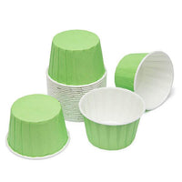 Paper 4-Ounce Candy Cups - Light Green: 25-Piece Pack - Candy Warehouse