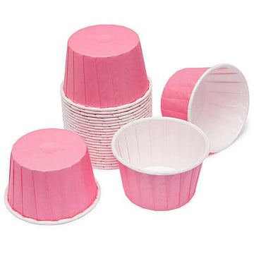 Paper 4-Ounce Candy Cups - Light Pink: 25-Piece Pack - Candy Warehouse