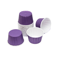 Paper 4-Ounce Candy Cups - Purple: 25-Piece Pack - Candy Warehouse