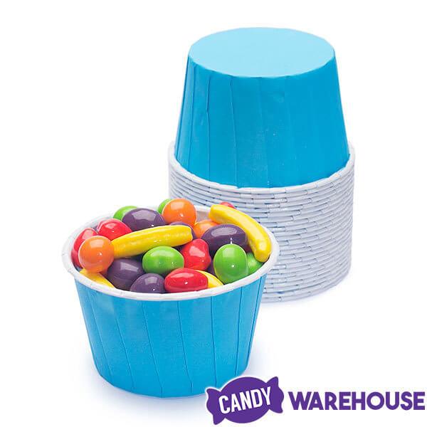 Paper 4-Ounce Candy Cups - Royal Blue: 25-Piece Pack - Candy Warehouse