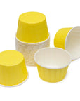 Paper 4-Ounce Candy Cups - Yellow: 25-Piece Pack