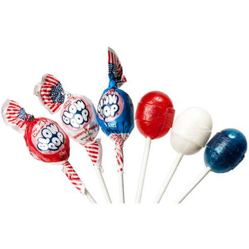 Patriotic USA Charms Blow Pops: 14-Piece Bag - Candy Warehouse