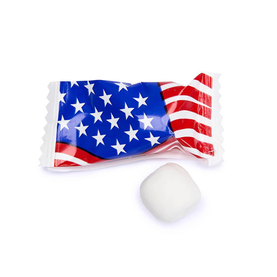 Patriotic USA Flag Wrapped Butter Mint Creams: 300-Piece Case - Candy Warehouse