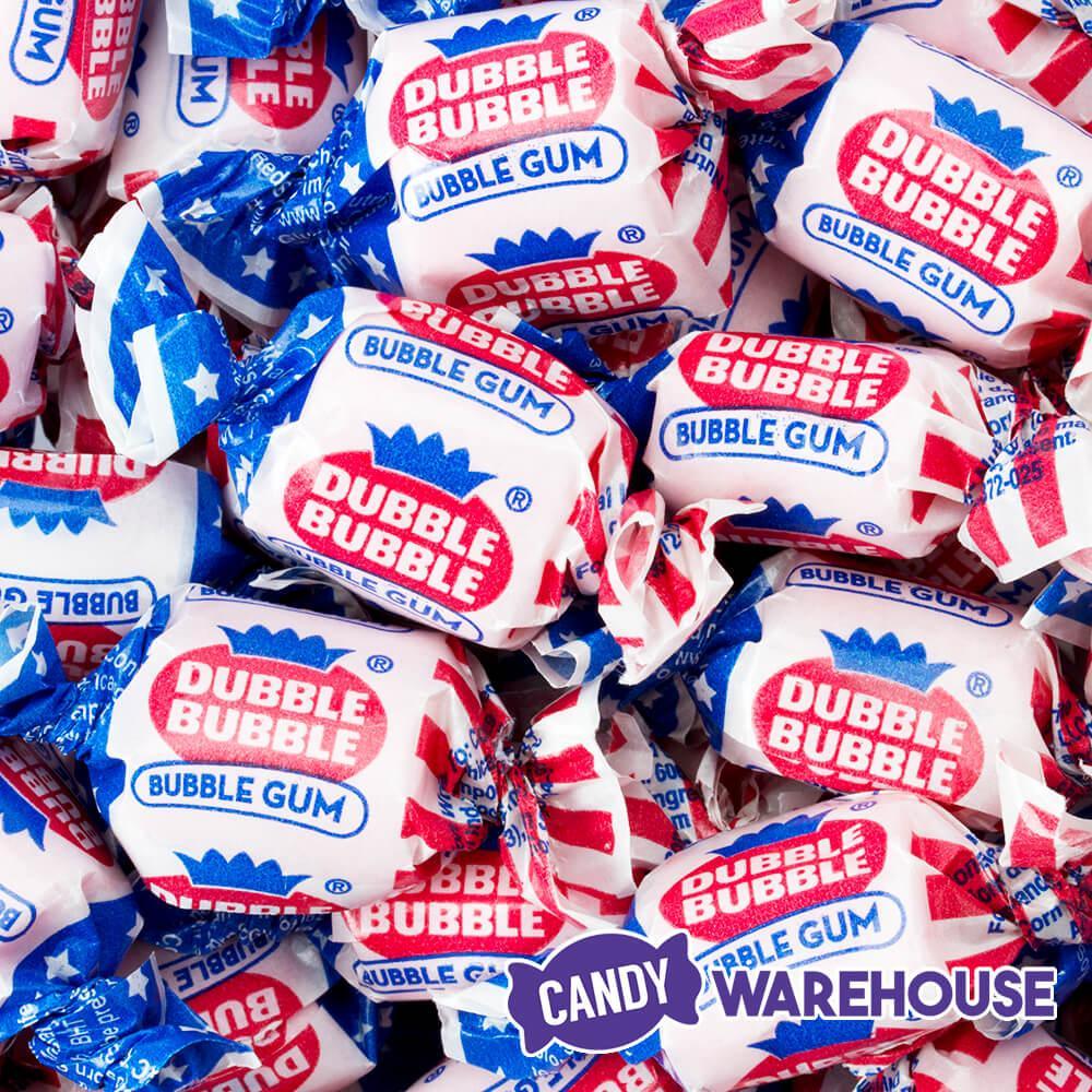 Patriotic USA Flag Wrapped Dubble Bubble Bubblegum: 11.5-Ounce Bag - Candy Warehouse