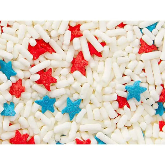 Patriotic USA Mix Sprinkles 2.5Ounce Bottle Candy Warehouse