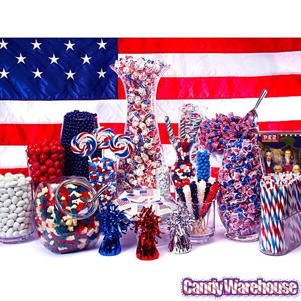 Patriotic USA Twist Pops: 24-Piece Box - Candy Warehouse