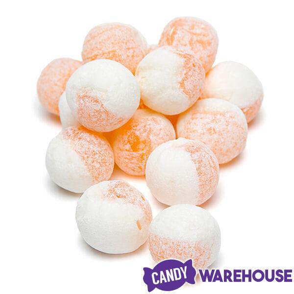 Peach Drops Hard Candy: 10-Ounce Tin - Candy Warehouse