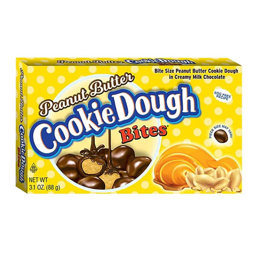 Peanut Butter Cookie Dough Bites Theater Size Packs: 12-Piece Box - Candy Warehouse