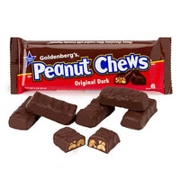 Peanut Chews Candy 2-Ounce Packs - Dark Chocolate: 24-Piece Display - Candy Warehouse