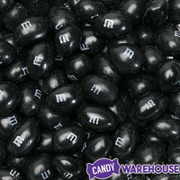 Peanut M&M's Milk Chocolate Candy - Black: 10-Ounce Bag - Candy Warehouse
