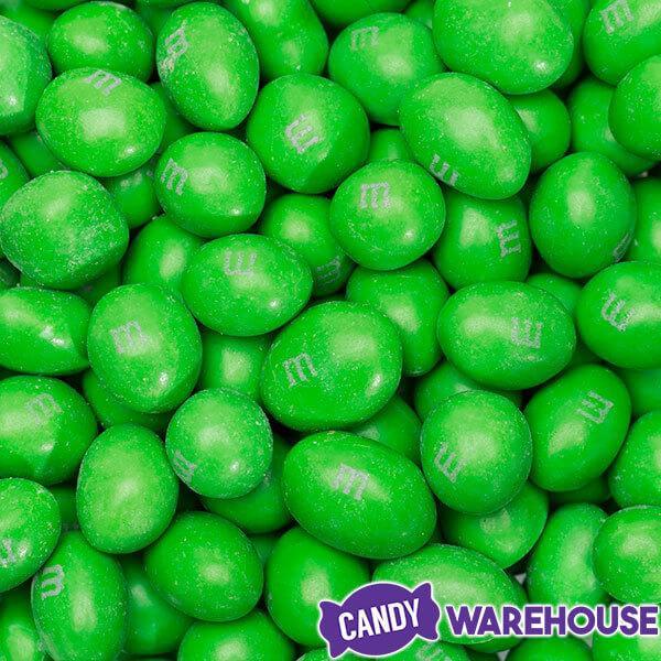 Peanut M&M's Milk Chocolate Candy - Green: 10-Ounce Bag - Candy Warehouse
