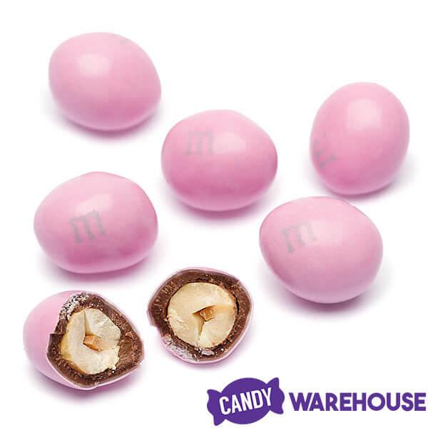 Peanut M&M's Milk Chocolate Candy - Pink: 10-Ounce Bag - Candy Warehouse