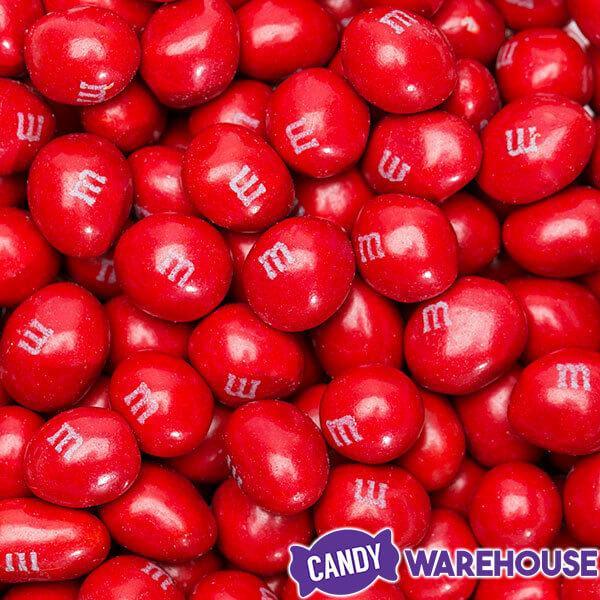 Peanut M&M's Milk Chocolate Candy - Red: 10-Ounce Bag - Candy Warehouse