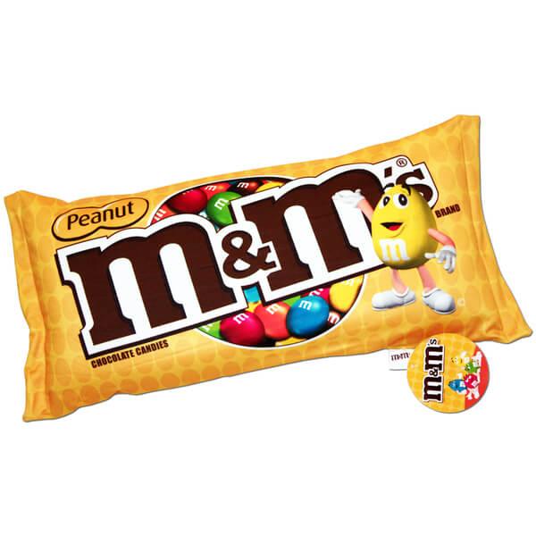 Peanut M&M's Squishy Candy Pillow - Candy Warehouse