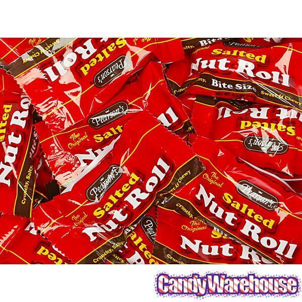Pearson's Bite Size Salted Nut Rolls: 40-Piece Bag - Candy Warehouse