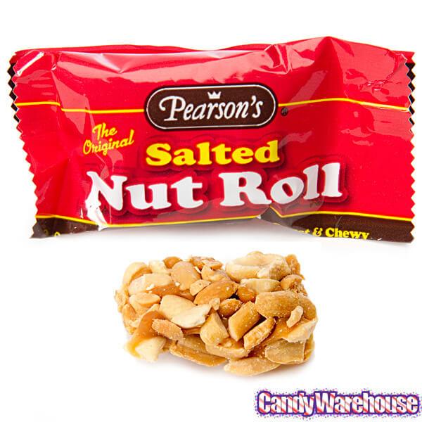 Pearson's Bite Size Salted Nut Rolls: 5LB Bag - Candy Warehouse