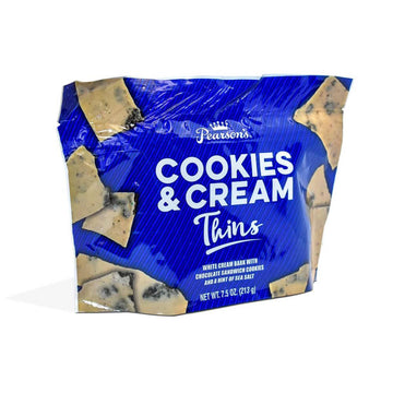 Pearson's Cookies and Cream Thins: 7.5-Ounce Bag - Candy Warehouse