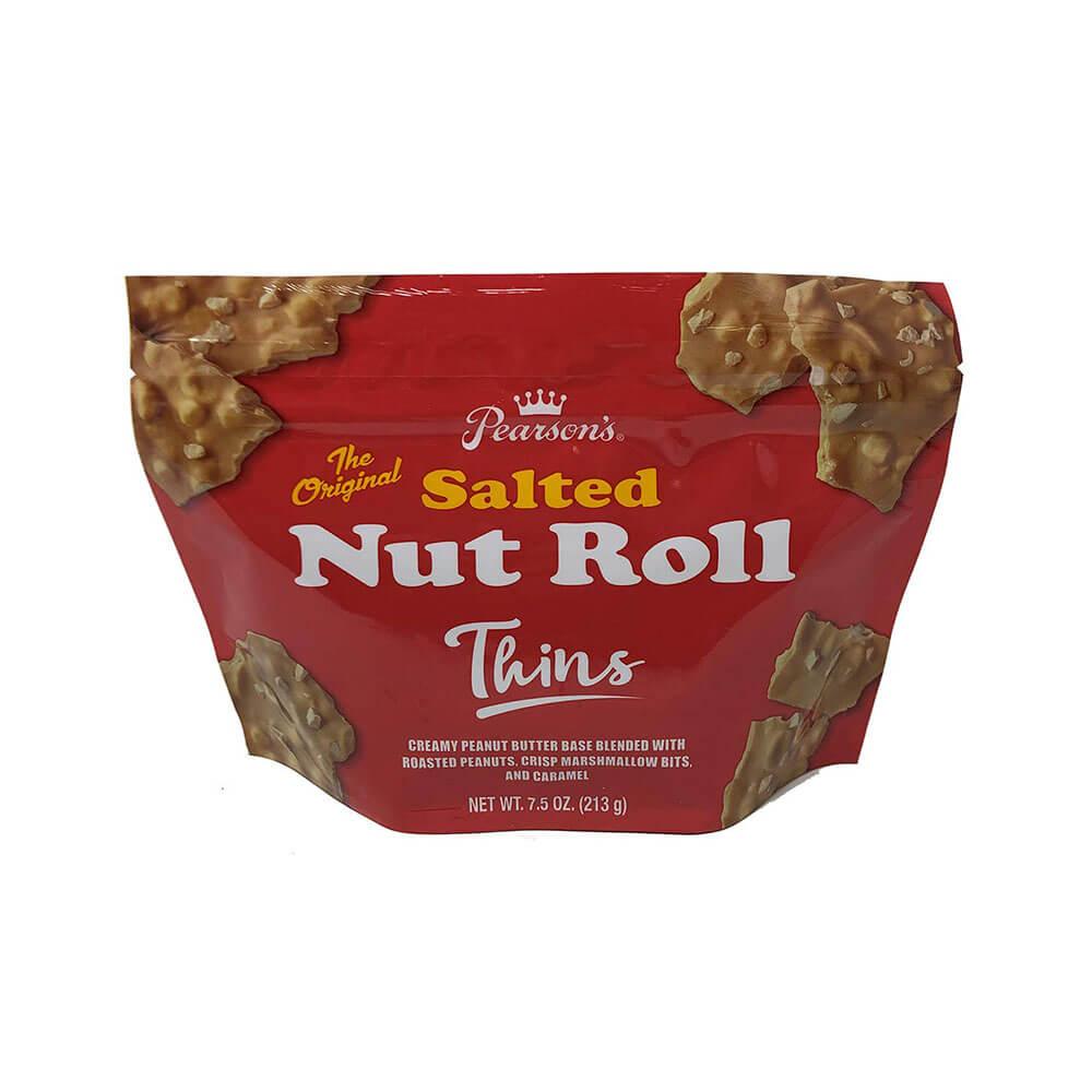 Pearson's Salted Nut Roll Thins: 7.5-Ounce Bag - Candy Warehouse