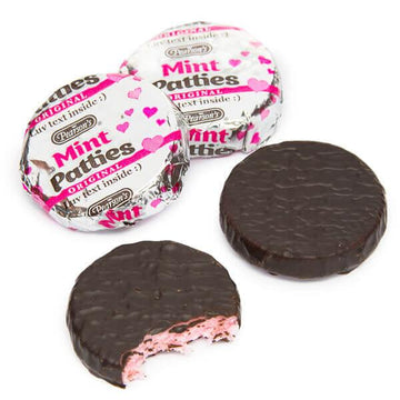 Pearson's Valentine's Mint Patties Candy: 35-Piece Bag - Candy Warehouse