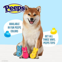 Peeps Dress-up Bunnies Vinyl Squeaker Pet Toy: 3-Piece Box - Candy Warehouse