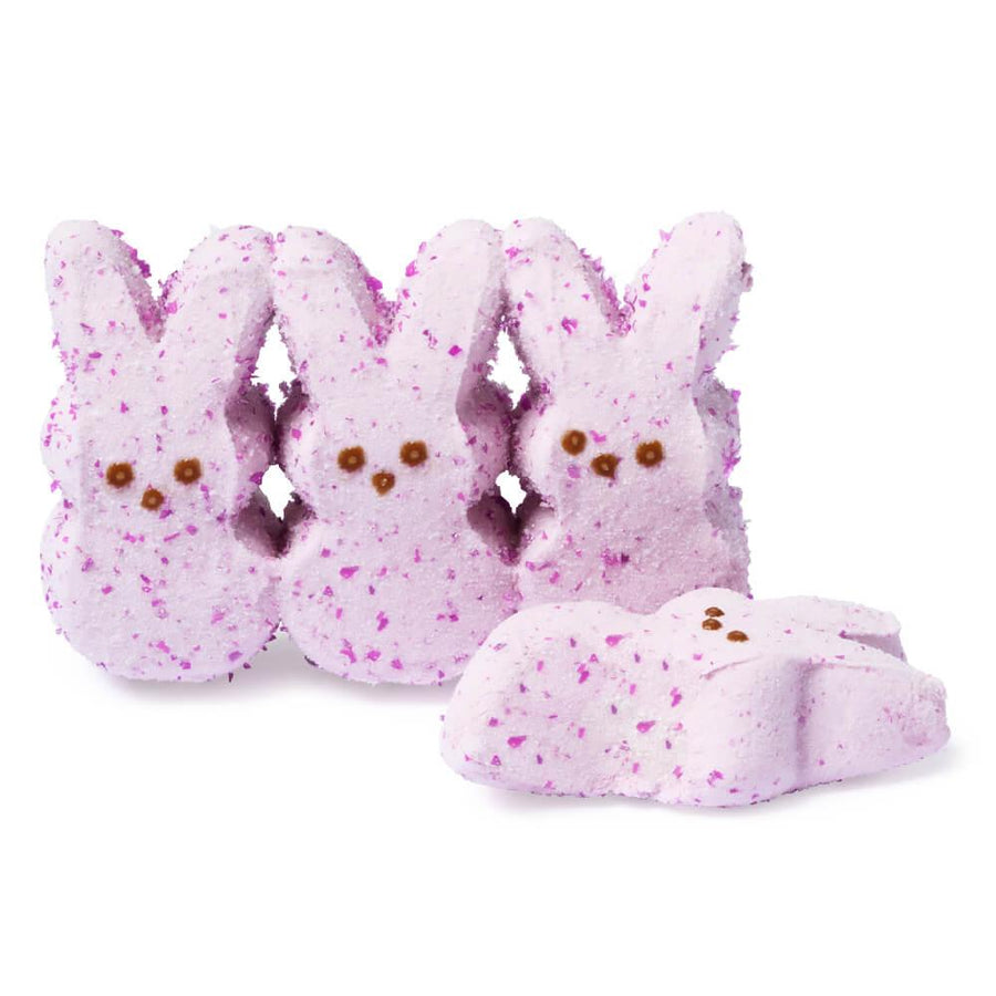 Peeps Marshmallow Candy Bunnies - Sparkly Wildberry: 8-Piece Pack - Candy Warehouse