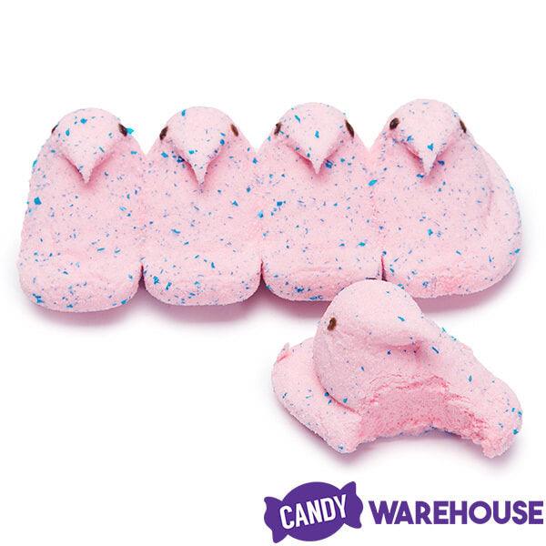 Peeps Marshmallow Chicks Candy - Cotton Candy: 5-Piece Pack - Candy Warehouse
