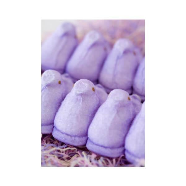 Peeps Marshmallow Chicks Candy - Lavender: 5-Piece Pack - Candy Warehouse