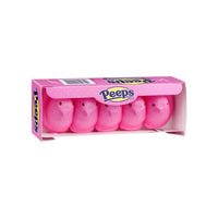 Peeps Marshmallow Chicks Candy - Pink: 5-Piece Pack - Candy Warehouse