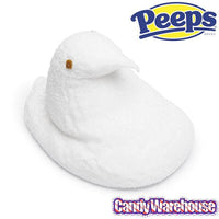 Peeps Marshmallow Chicks Candy - White: 10-Piece Pack - Candy Warehouse