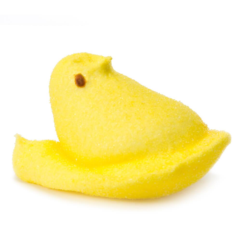 Peeps Marshmallow Chicks Candy - Yellow: 10-Piece Pack - Candy Warehouse