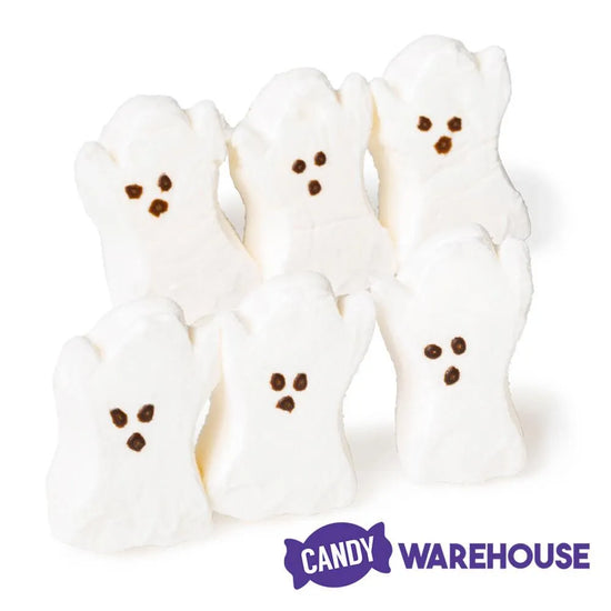 Peeps Marshmallow Halloween Candy Packs Ghosts 12Piece Case Candy
