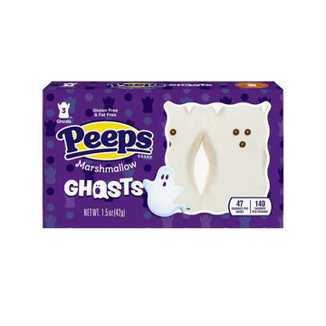 Peeps Marshmallow Halloween Candy Packs - Ghosts: 3-Piece Pack