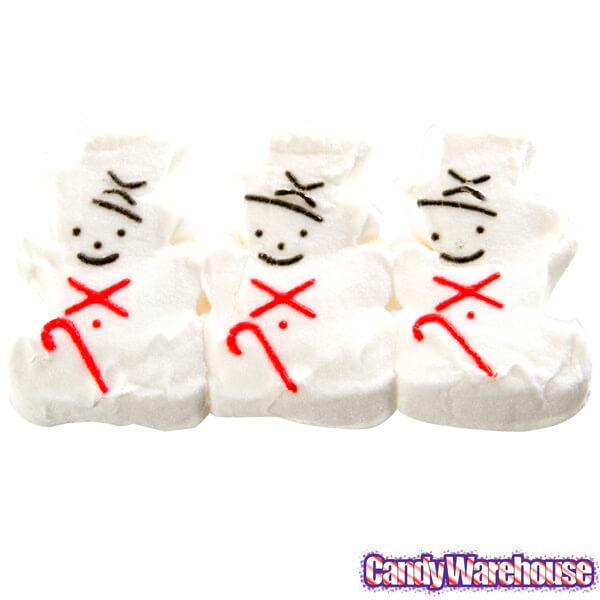 Peeps Marshmallow Snowmen Candy 6-Packs: 12-Piece Case - Candy Warehouse