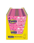 Peeps Pink Marshmallow Bunnies: 24-Piece Case - Candy Warehouse