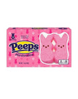 Peeps Pink Marshmallow Bunnies: 24-Piece Case - Candy Warehouse