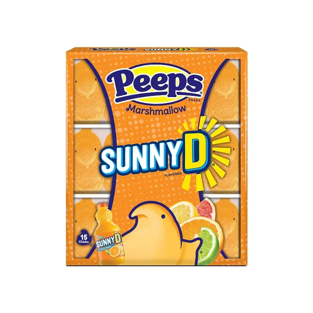 Peeps Sunny Delight Chicks 15ct | Candy Warehouse – Candy Warehouse