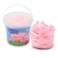 Peppa Pig Pink Cotton Candy Tubs: 12-Piece Case - Candy Warehouse