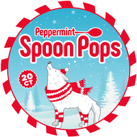 Peppermint Hard Candy Spoons: 20-Piece Jar - Candy Warehouse