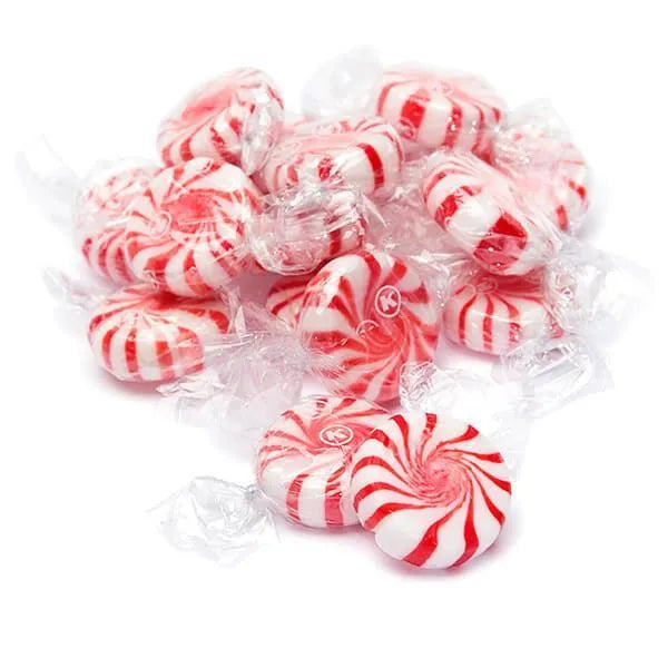 Peppermint Pinwheel Mints Candy: 5LB Bag – Candy Warehouse