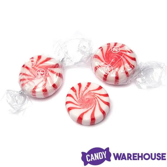 Peppermint Pinwheel Mints Candy: 5LB Bag | Candy Warehouse
