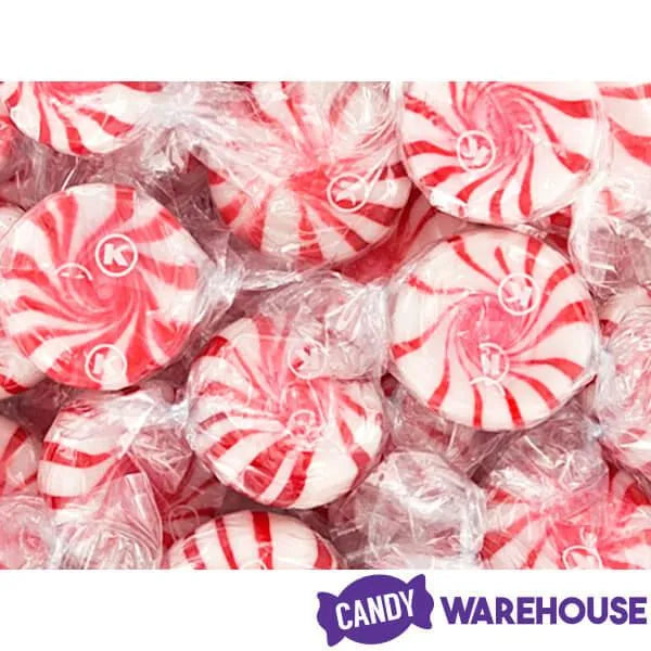 Peppermint Pinwheel Mints Candy: 5LB Bag – Candy Warehouse