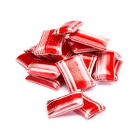 Peppermint Snaps Hard Candy with Chocolate Filling: 5-Ounce Bag - Candy Warehouse