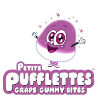 Petite Pufflettes Gummy Bites - Grape: 5LB Bag - Candy Warehouse