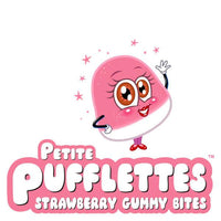 Petite Pufflettes Gummy Bites - Strawberry: 16-Ounce Bag - Candy Warehouse