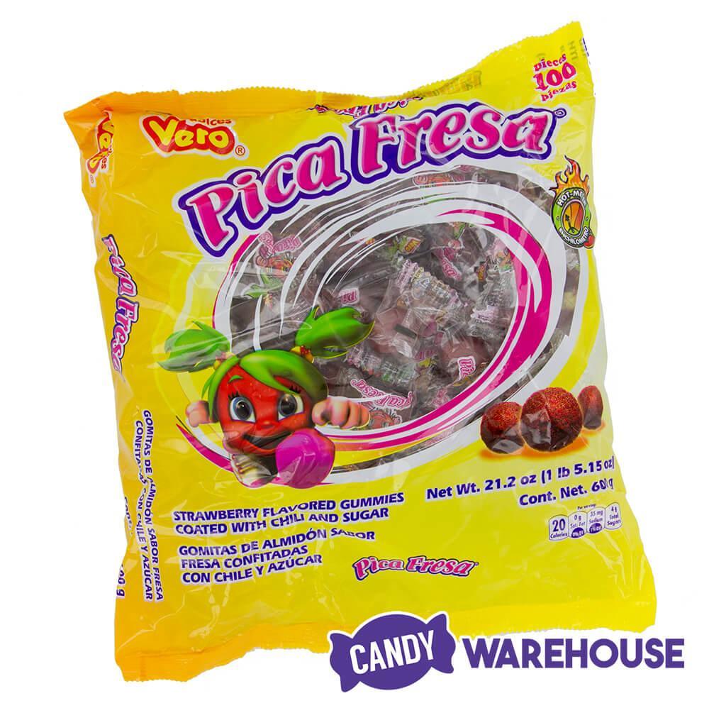 Pica Fresa Candy: 100-Piece Bag - Candy Warehouse