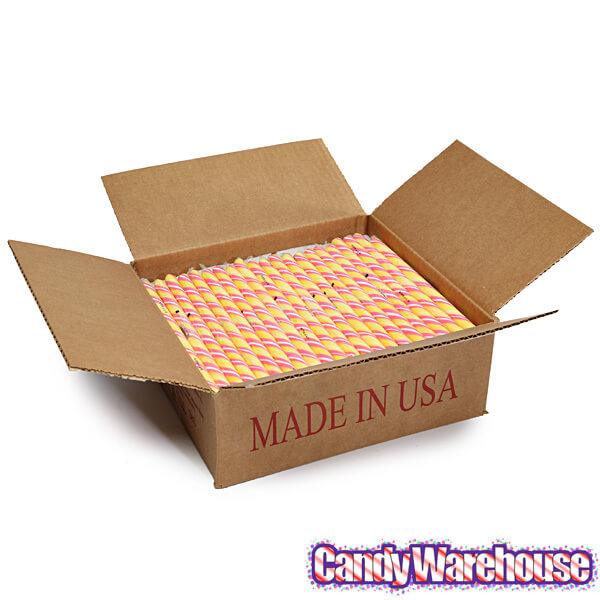 Pina Colada Hard Candy Sticks: 100-Piece Box - Candy Warehouse