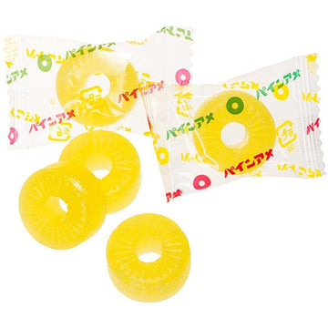 Pineapple Hard Candy Circle Slices: 4.23-Ounce Bag - Candy Warehouse