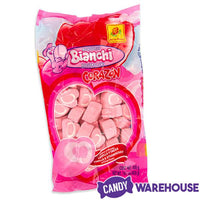 Pink & White Marshmallow Hearts: 14-Ounce Bag - Candy Warehouse